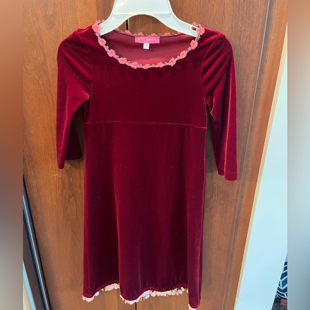 Betsey Johnson Vintage Kids stretch velvet dress